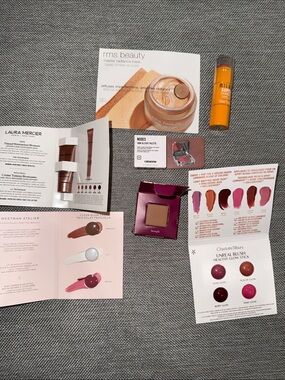 7 pc designer bronzer blush face mixed makeup set brand new deluxe travel size